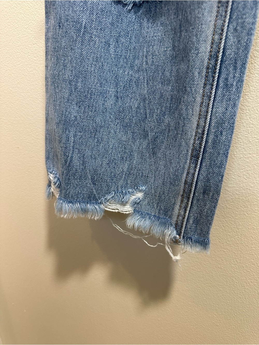 VERVET Women’s 90's Vintage Style Distressed High Rise Flare Jeans - Picture 5 of 13